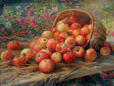 Алма-атинские яблоки :: Сычков Федот Васильевич, 1937 год