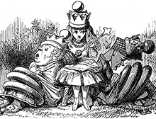 Спящие Королевы (Алиса в Зазеркалье) :: гравюра Джона Тенниела