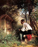 Пасечник (Der Bienenfreund) :: Ганс Тома, 1863 год