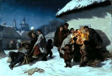 Колядки в Малороссии :: Трутовский Константин Александрович, ранее 1864 года