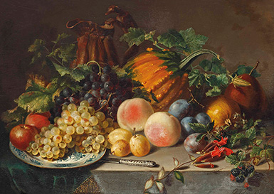Роскошный фруктовый натюрморт :: Георг Якоб Иоганн ван Ос