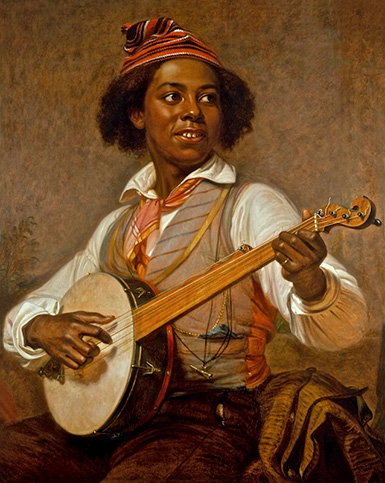 Игрок на банджо :: Уильям Сидни Маунт, 1856 год