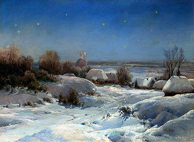 Украинская ночь. Зима :: Вельц Иван Августович, 1898 год