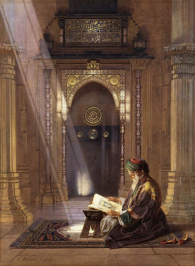 В мечети :: Карл Вернер, 1869 год