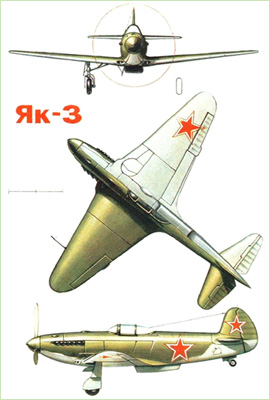 Як-3 – самый лёгкий истребитель Второй мировой войны