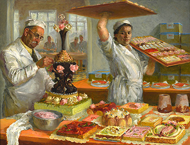 Мастера тортов :: Яновская Ольга Дмитриевна, 1937 год