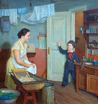Опять пятёрка :: Заболотский Николай Николаевич, 1954 год