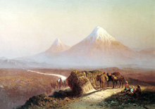 В горах. Вид на Арарат :: Занковский Илья Николаевич, 1894 год